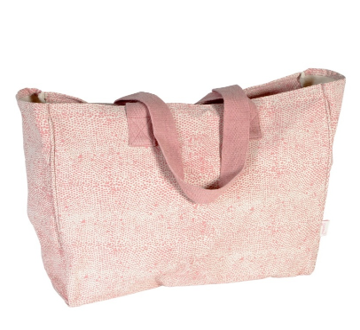 PACK CAPAZO Y NECESER PRINT ROSA