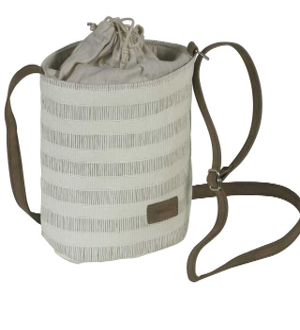BOLSO BOMBONERA RAYAS NATURAL