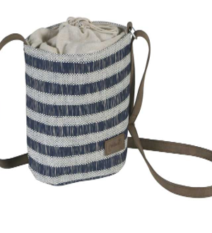 BOLSO BOMBONERA RAYAS MARINO