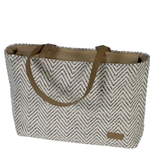 BOLSO ASAS ZIG-ZAG MARRON