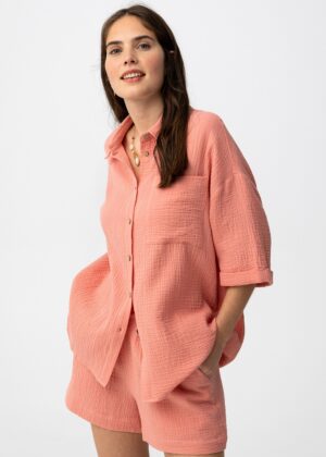 Camisa Bambulina Coral