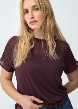 Blusa Sky Berenjena