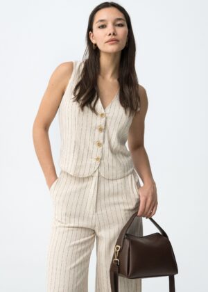 Chaleco Julie Beige