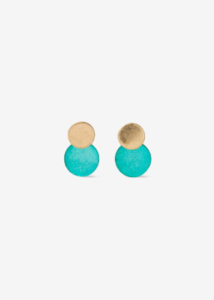 Pendientes 10399 Nácar turquesa