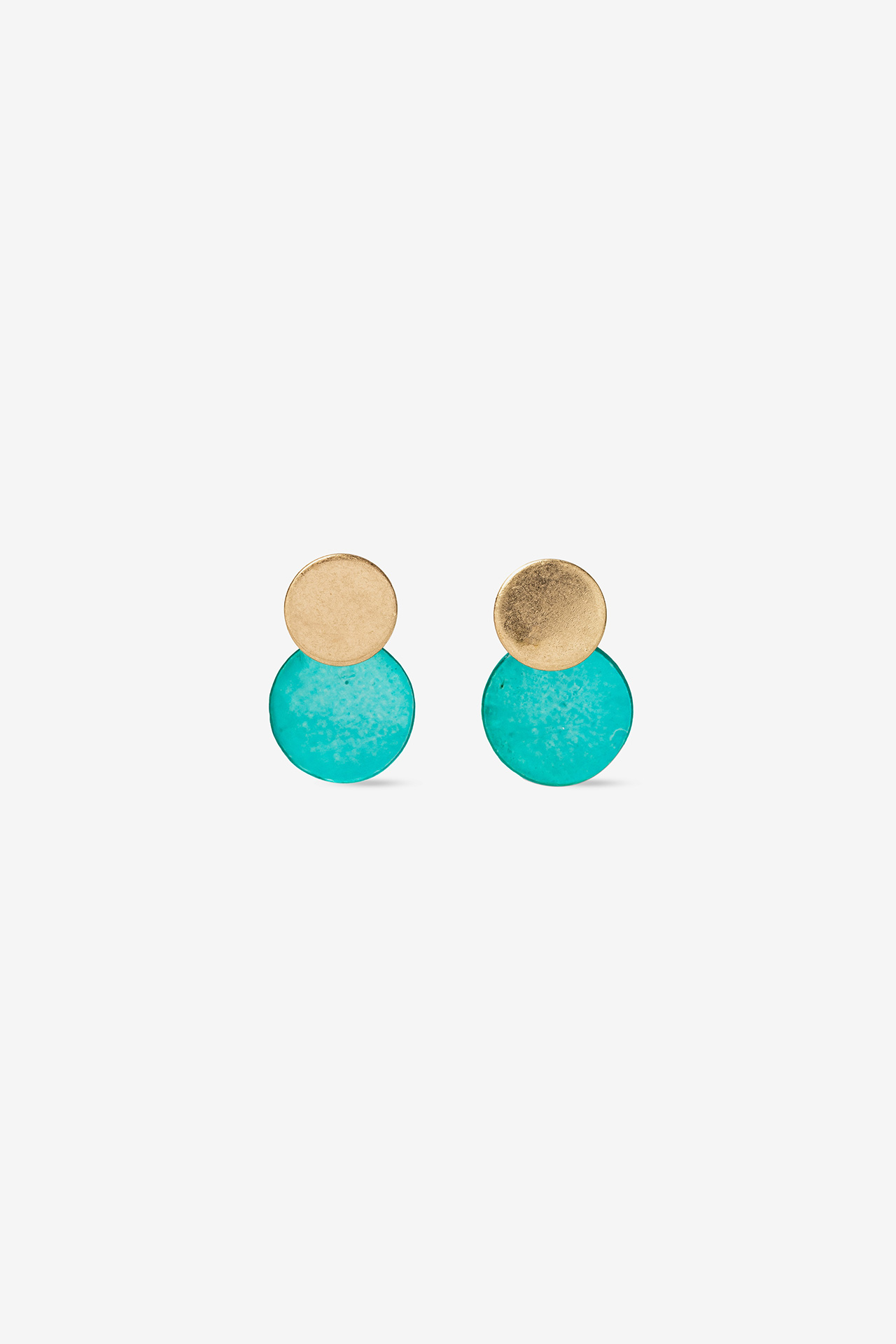 Pendientes 10399 Nácar turquesa