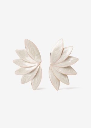 Pendientes 10487 Abanico Nacarado