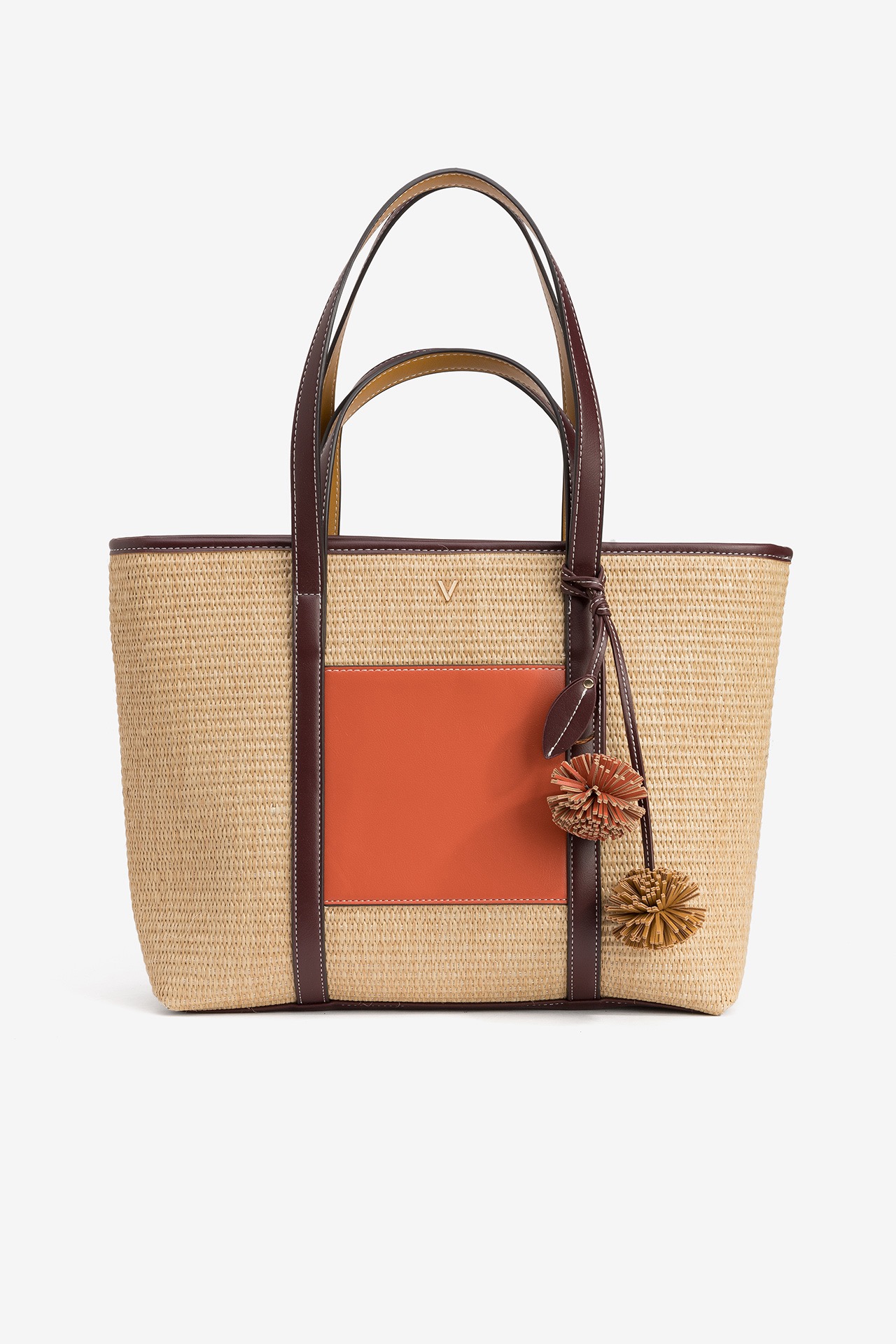 Bolso Shopper 4990 Rafia Llavero