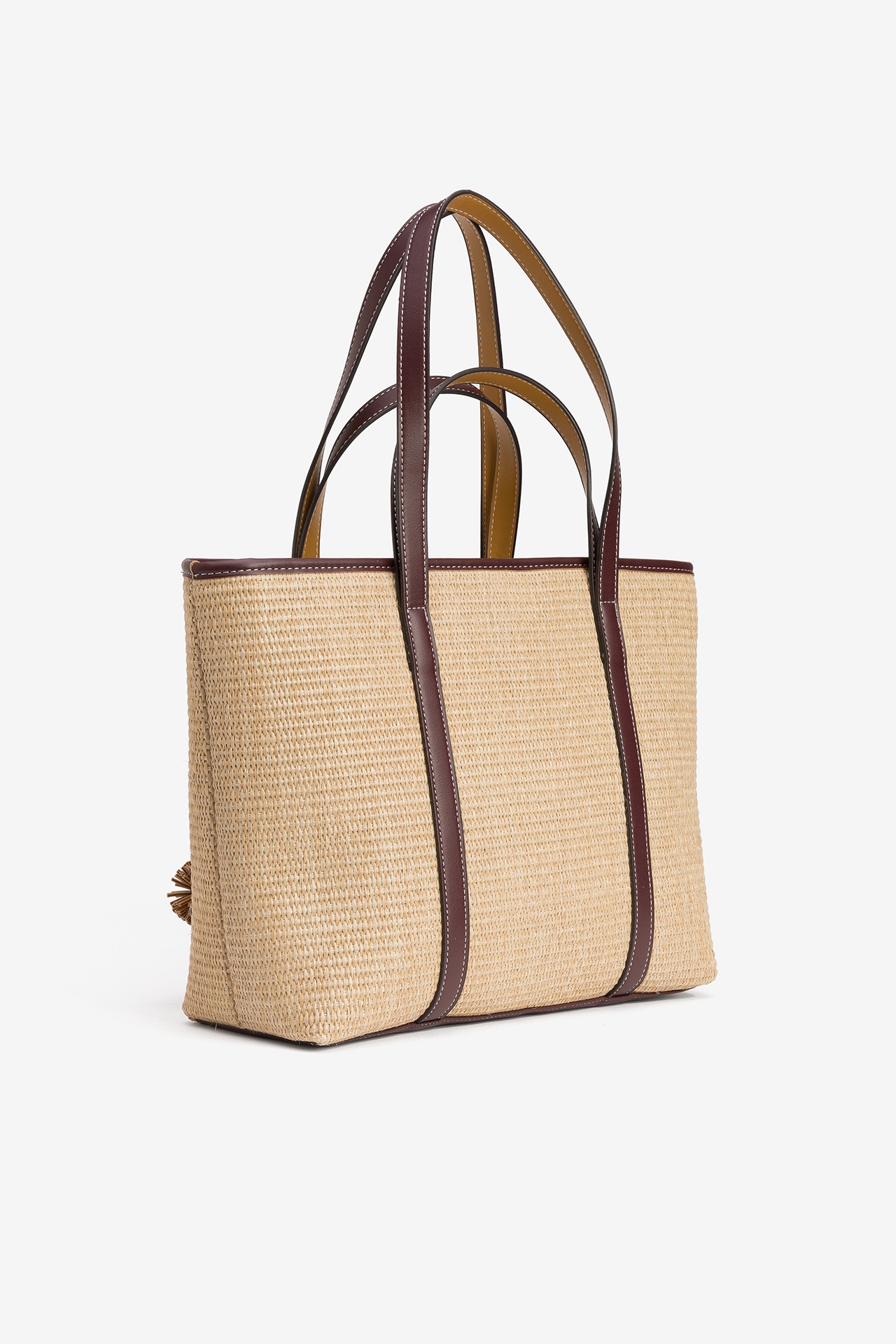 Bolso Shopper 4990 Rafia Llavero - Imagen 4