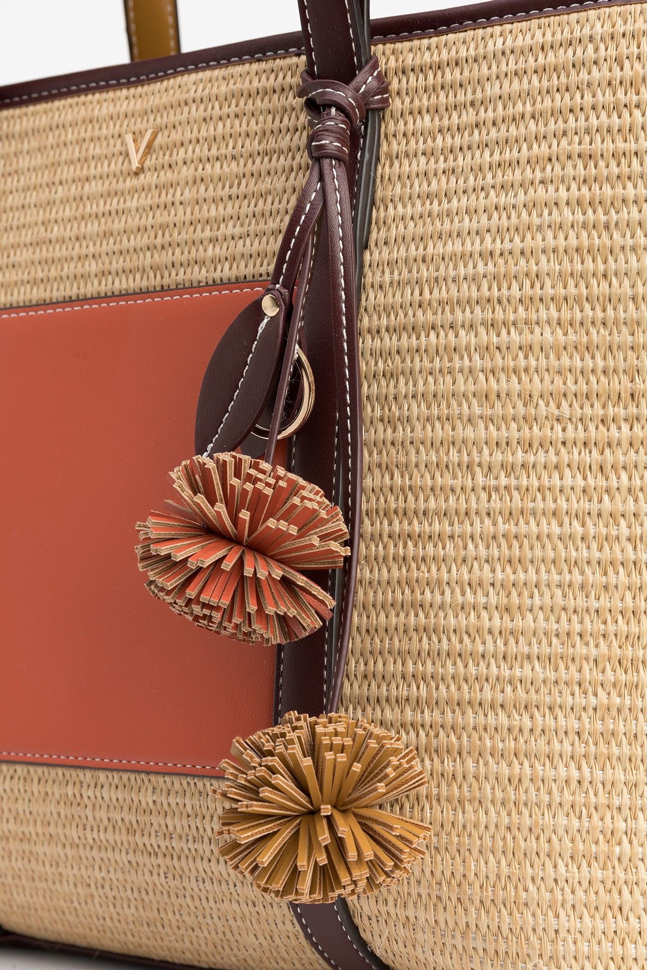 Bolso Shopper 4990 Rafia Llavero - Imagen 2