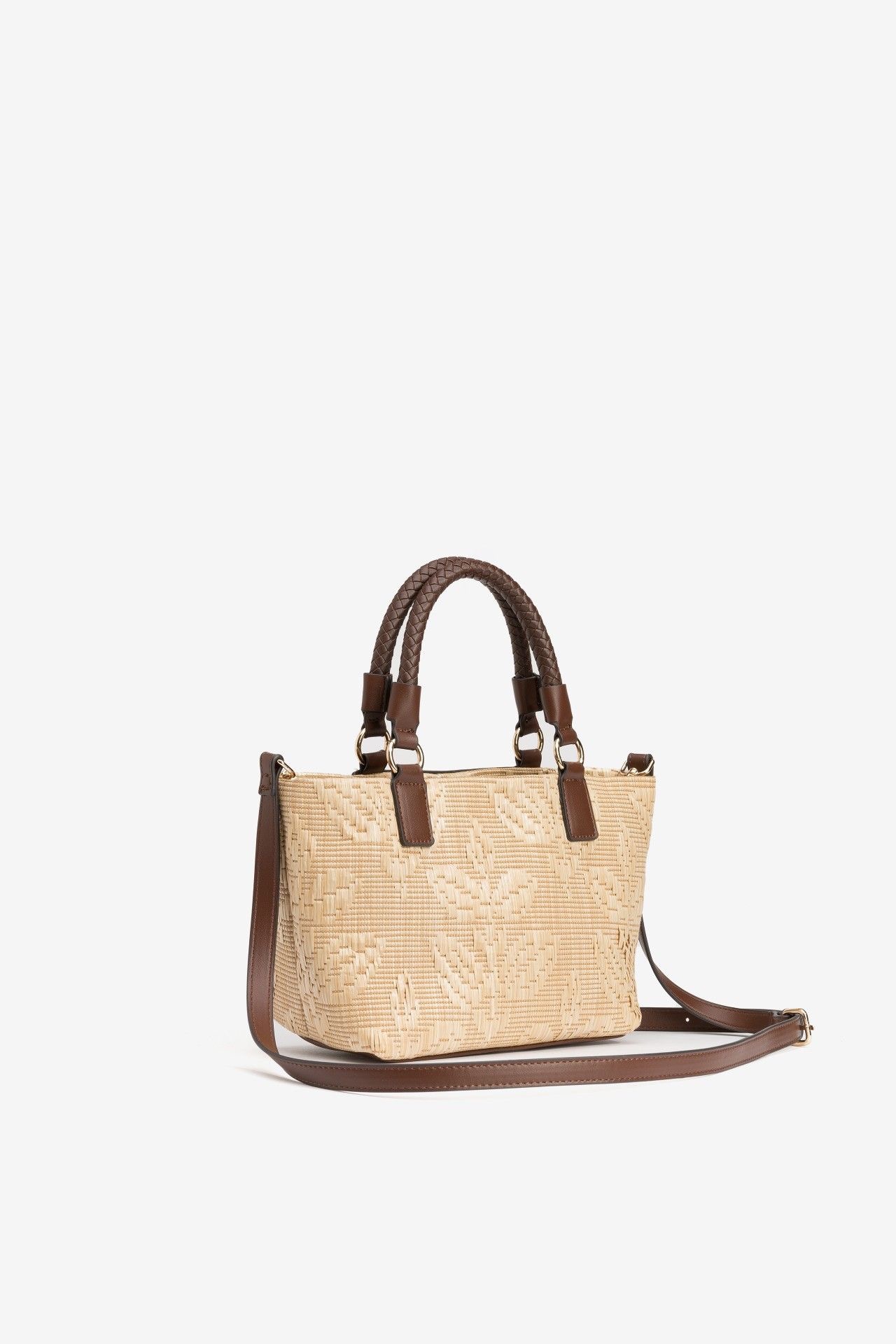 Bolso City 4984 Rafia Flores - Imagen 4