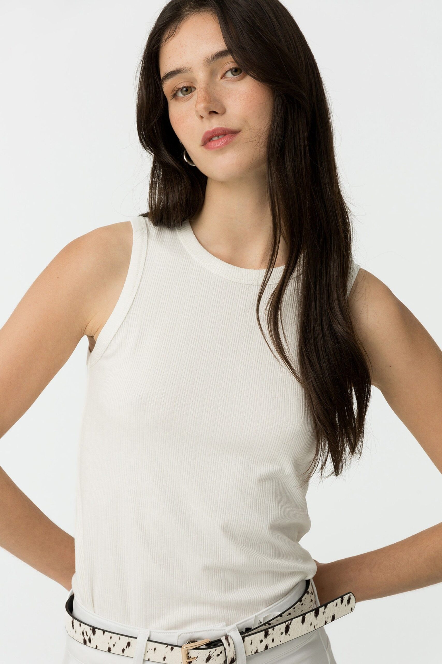 Pack Tops EMMA Turquesa y blanco - Imagen 5
