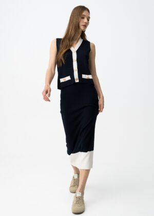 Falda Claudie Marino Blanco