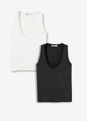 Pack Tops VIGO Negro y blanco