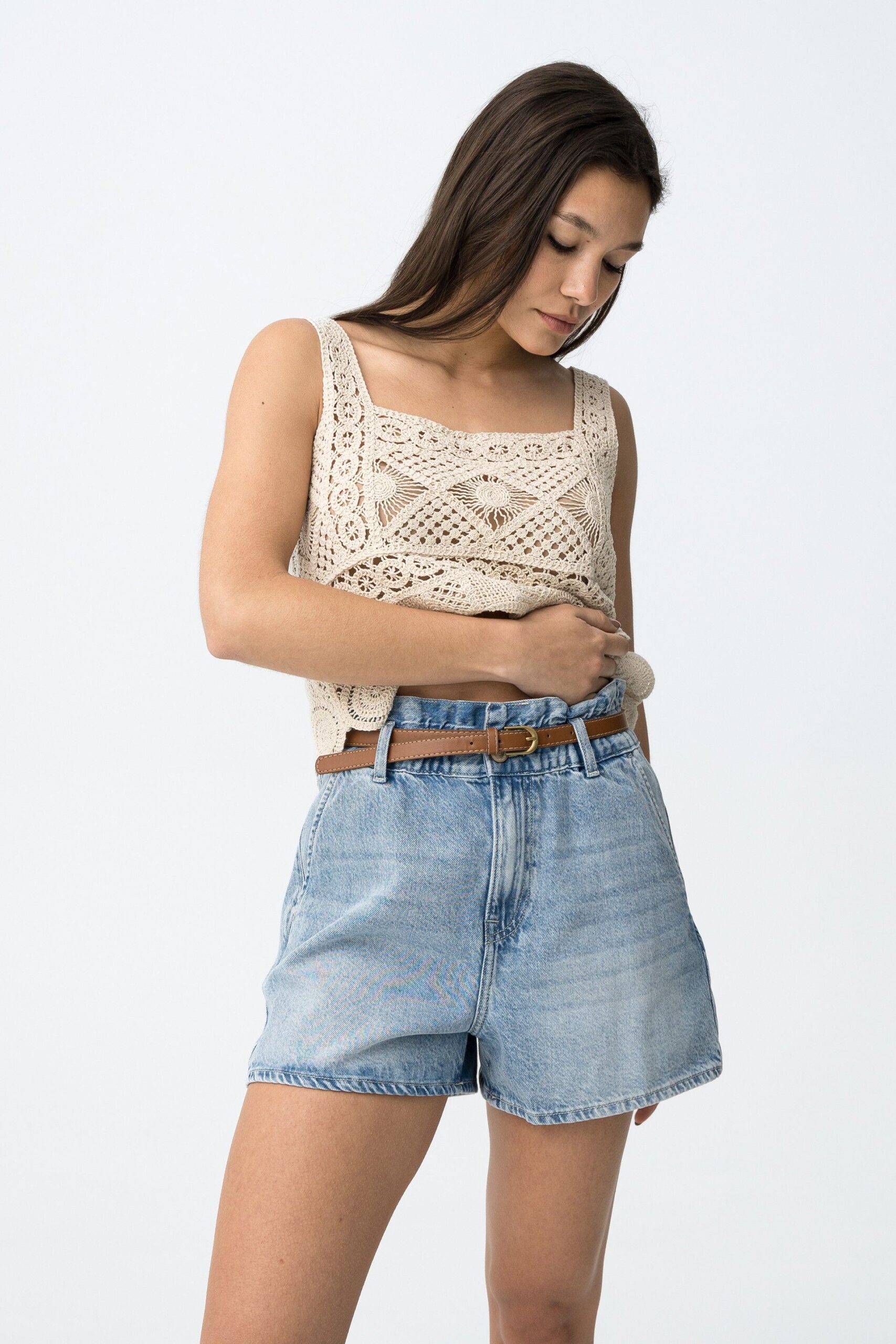 Bermuda Denim DINAH Claro