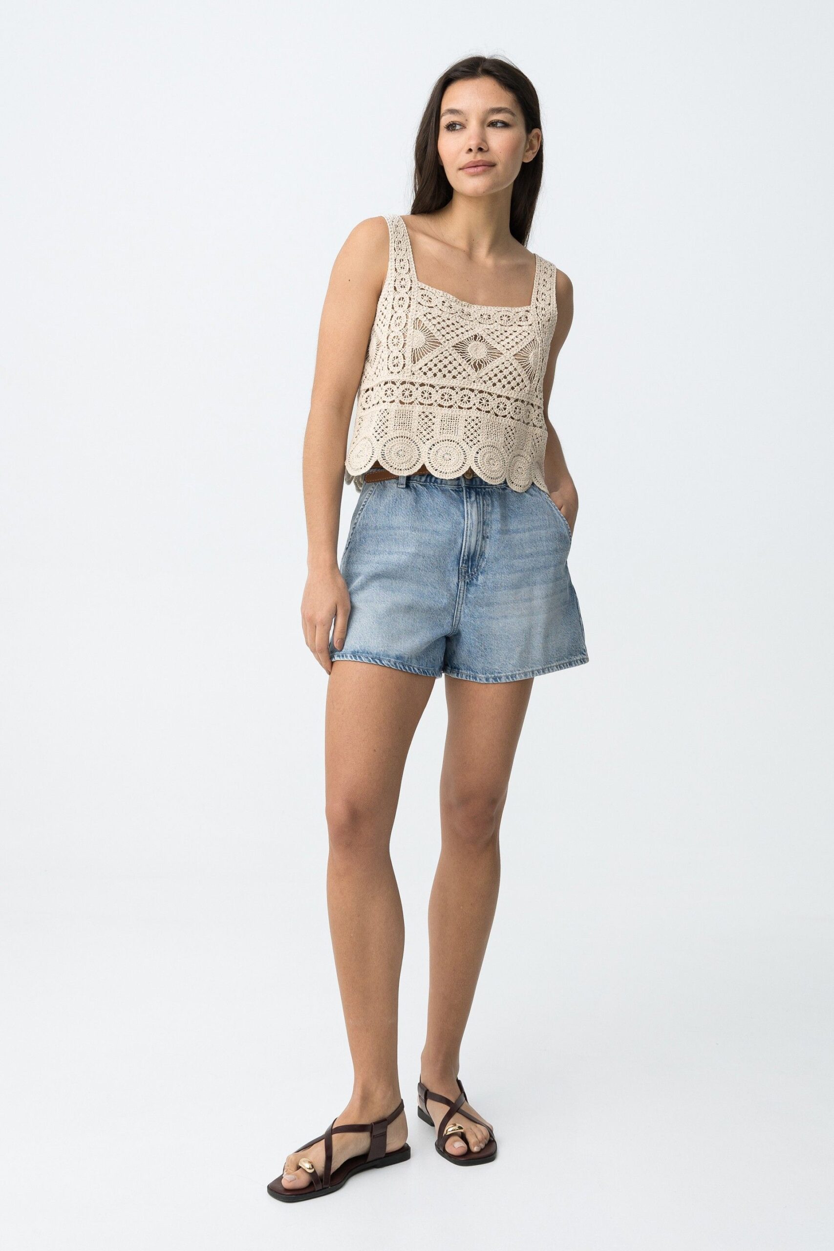 Bermuda Denim DINAH Claro - Imagen 4