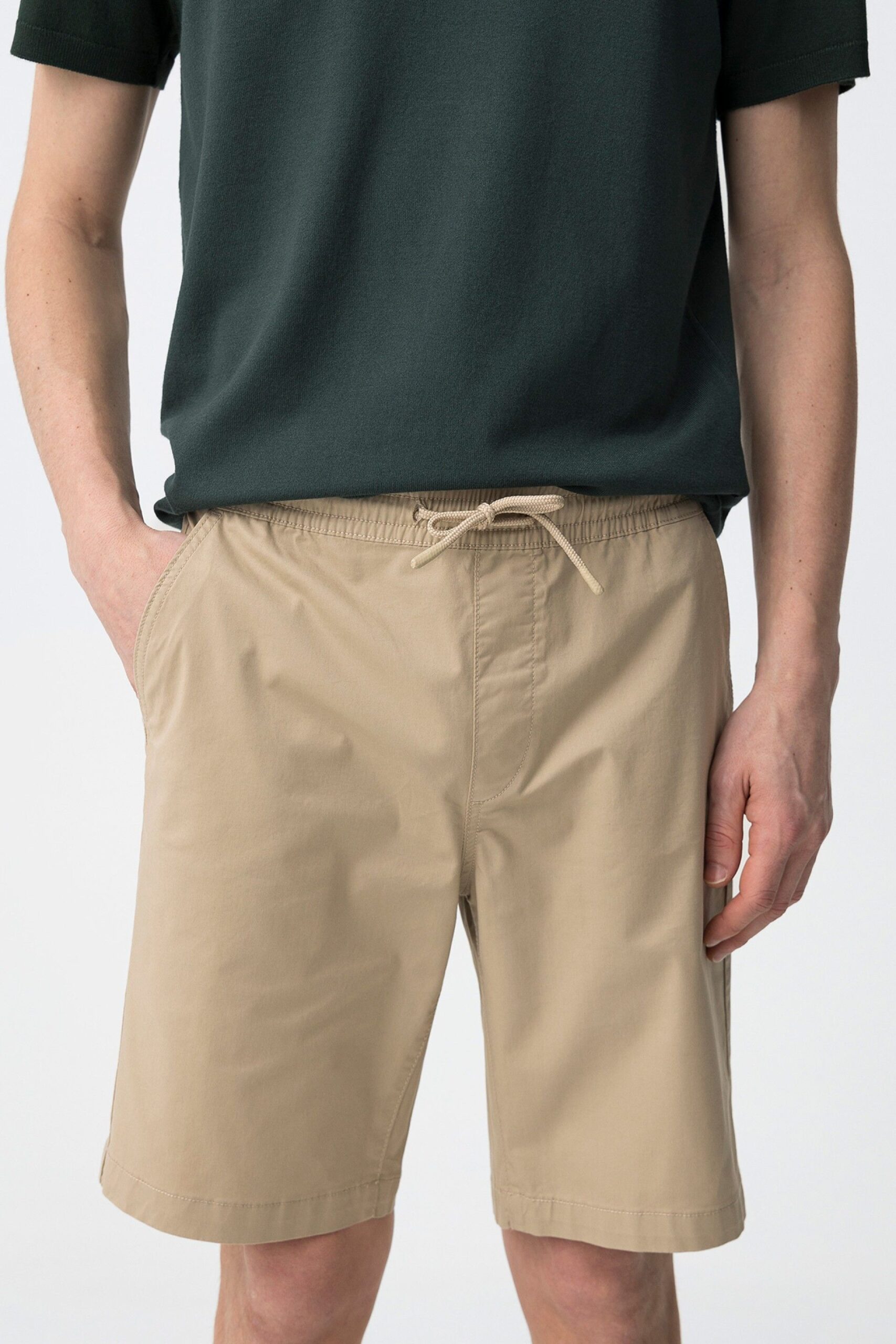 Pantalón Jogger Beige - Imagen 2