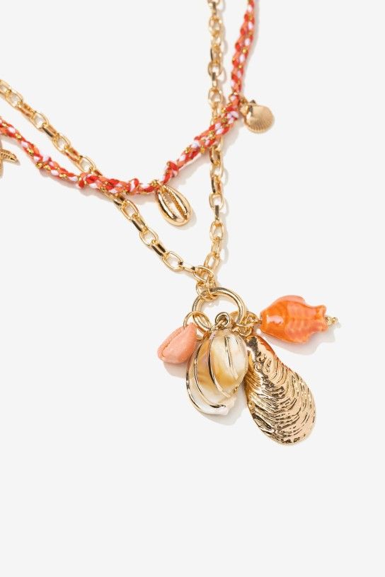 Collar 4034 Doble Coral - Imagen 2