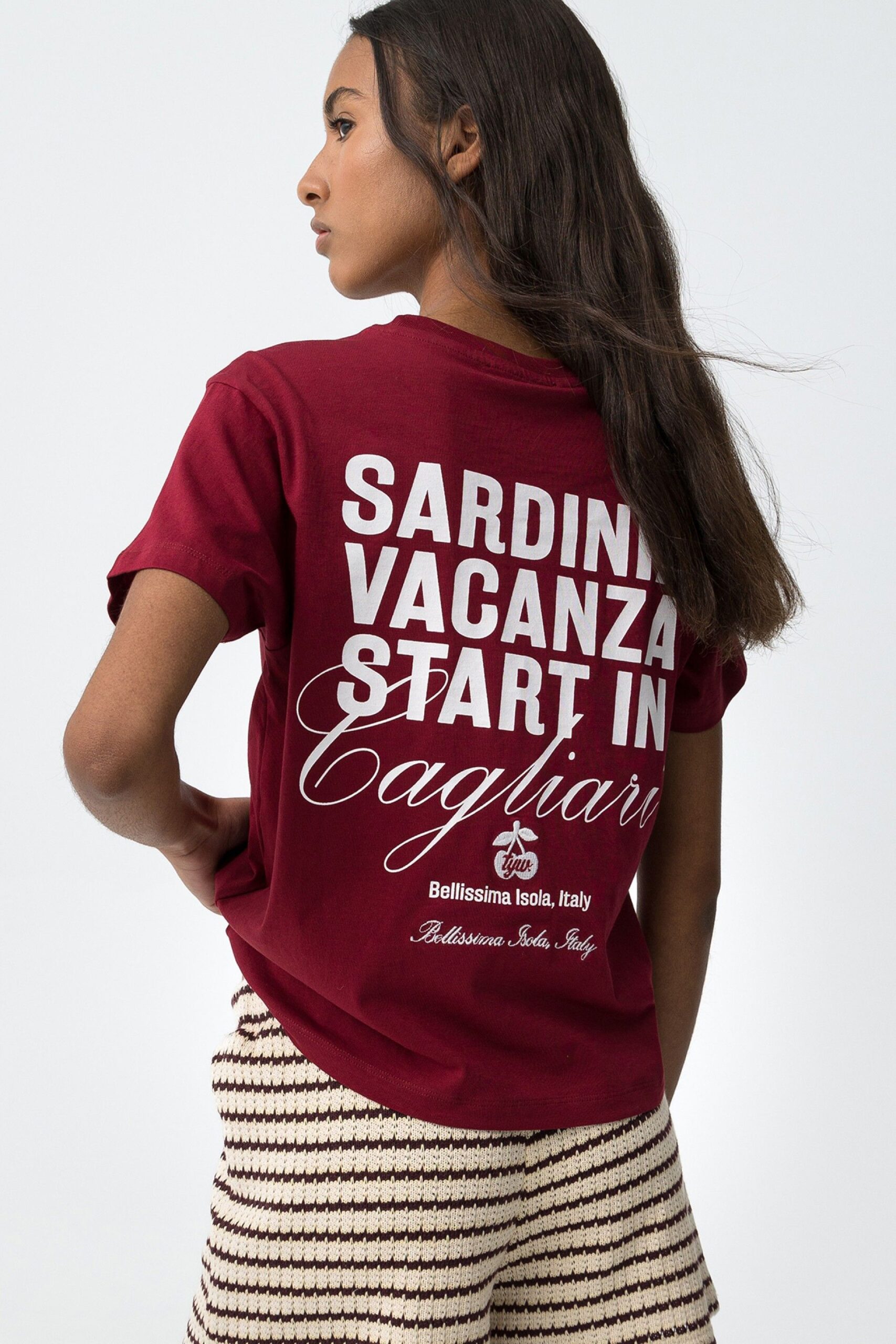 Camiseta MONTECARLO burdeos