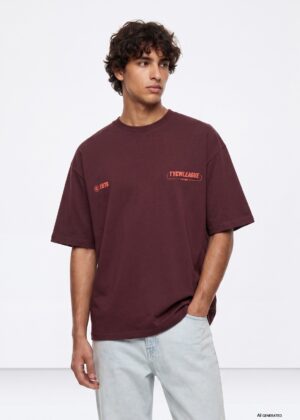 Camiseta ADRIEL burdeos