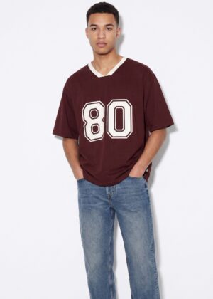 Camiseta AIDAN burdeos